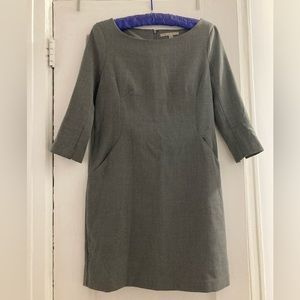 Gap, grey half sleeve business casual dress